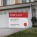 For sale sign outside of house