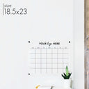 Monthly Acrylic Business Logo Calendar | Horizontal Madi