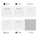 Monthly Acrylic Business Logo Calendar | Horizontal Madi