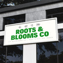 Large format sign on building