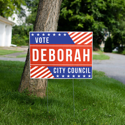 Campaign Yard Sign (Small to Large 48x96")