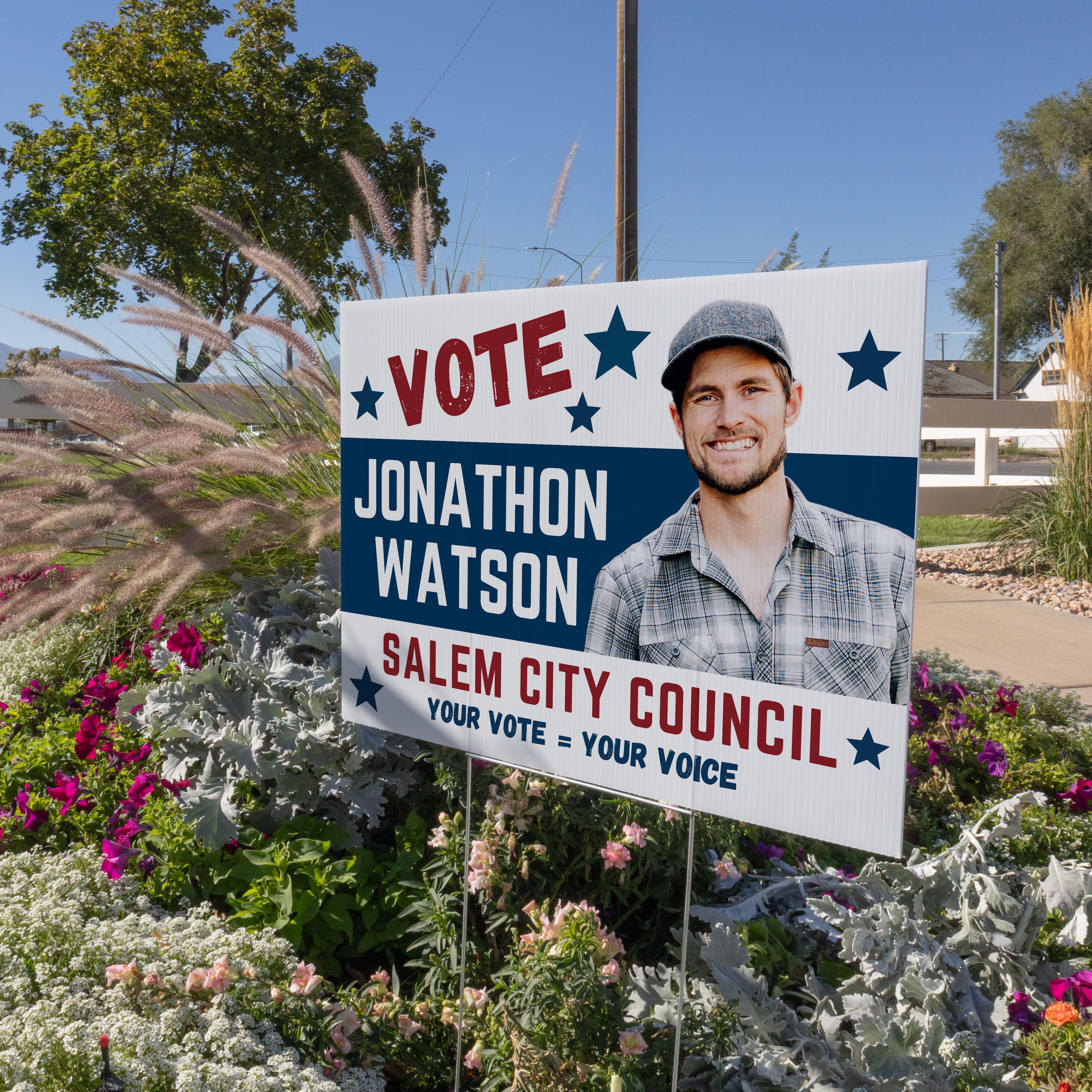Campaign Yard Sign (Small to Large 48x96